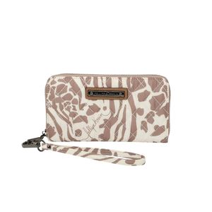 Carteira Ziper Grande Fellipe Krein Ss23 Fk654 Bege - Nude